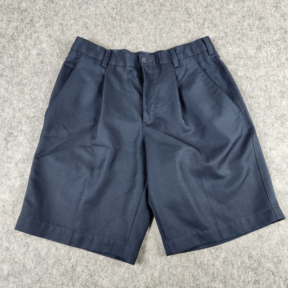 Nike Golf Shorts Men 30 M Blue Pleated Fit Dry Athletic Performance Activewear